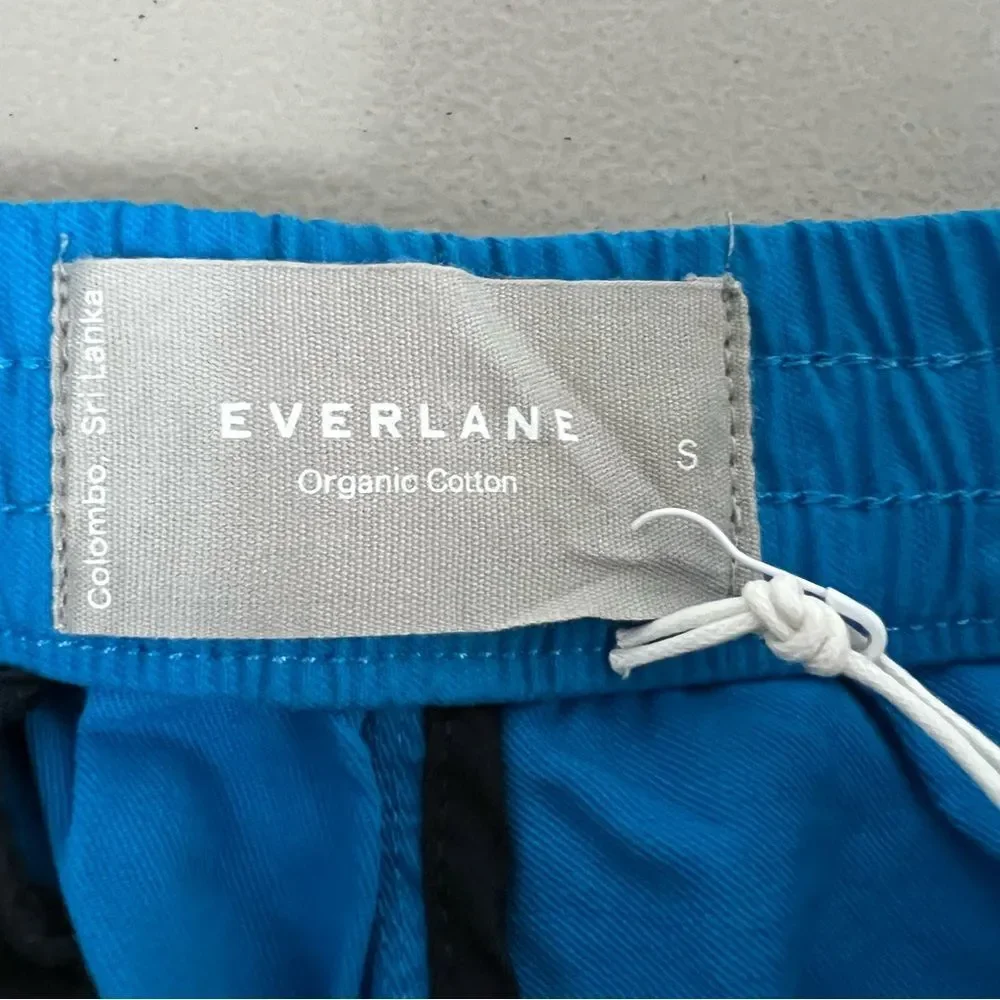 Everlane Mens Cotton Linen Cargo Shorts NWT Size Small Horizon Blue